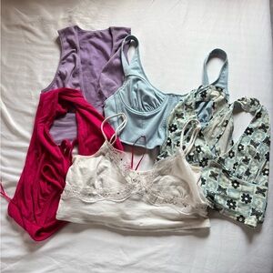 Colorful Tank Top and Bralette Collection